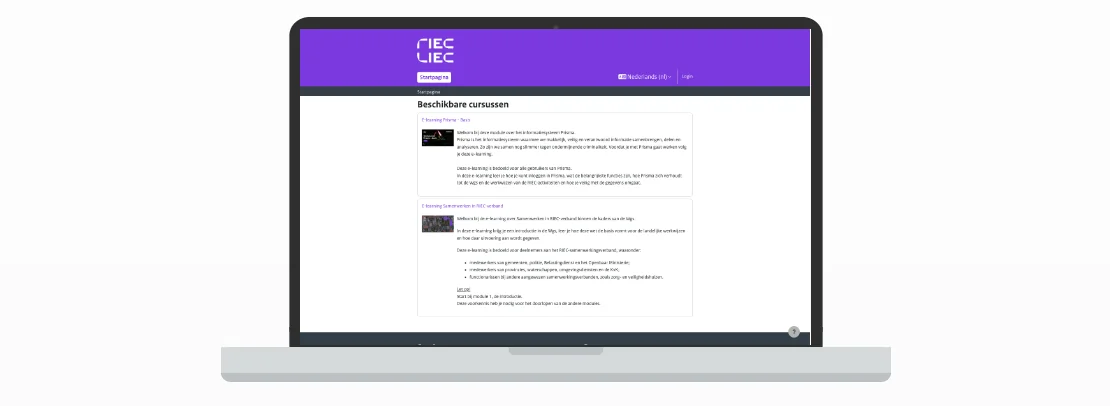 Nationwide E-learning for the Public Sector - Screenshot 2