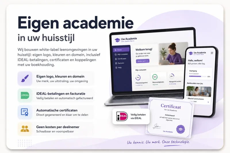 Your own academy, your brand