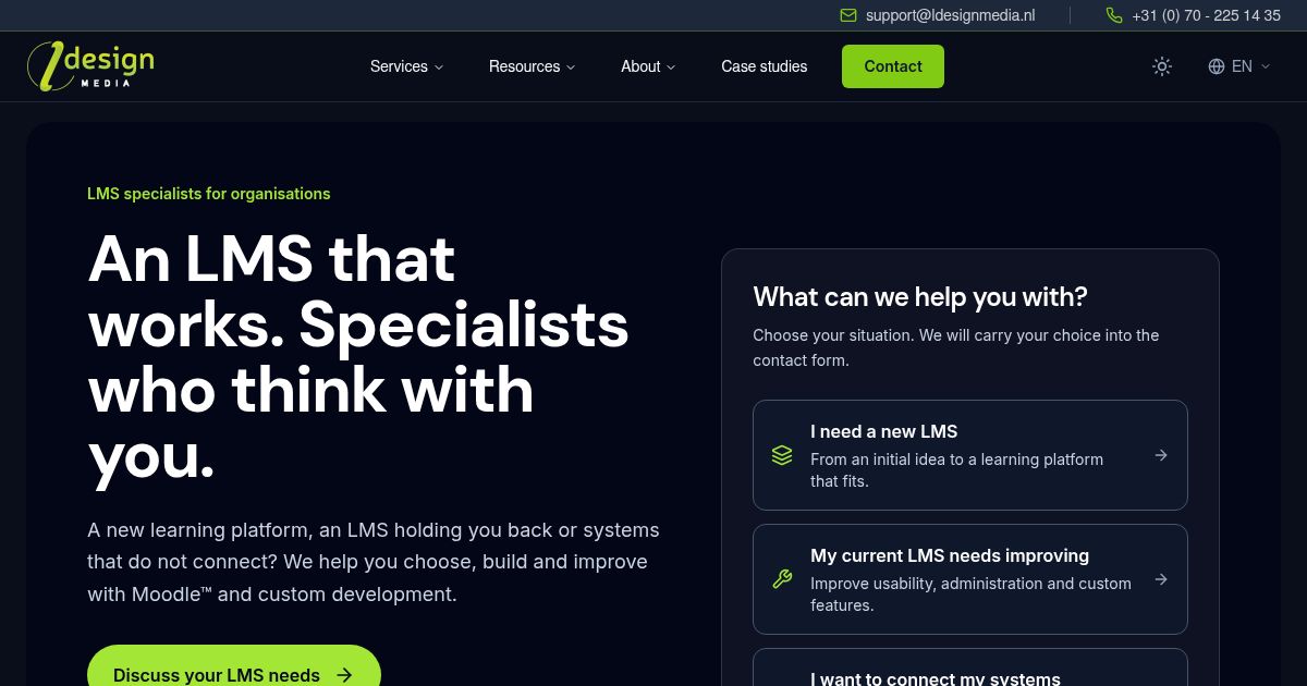 Custom LMS & learning platform development | Ldesign Media